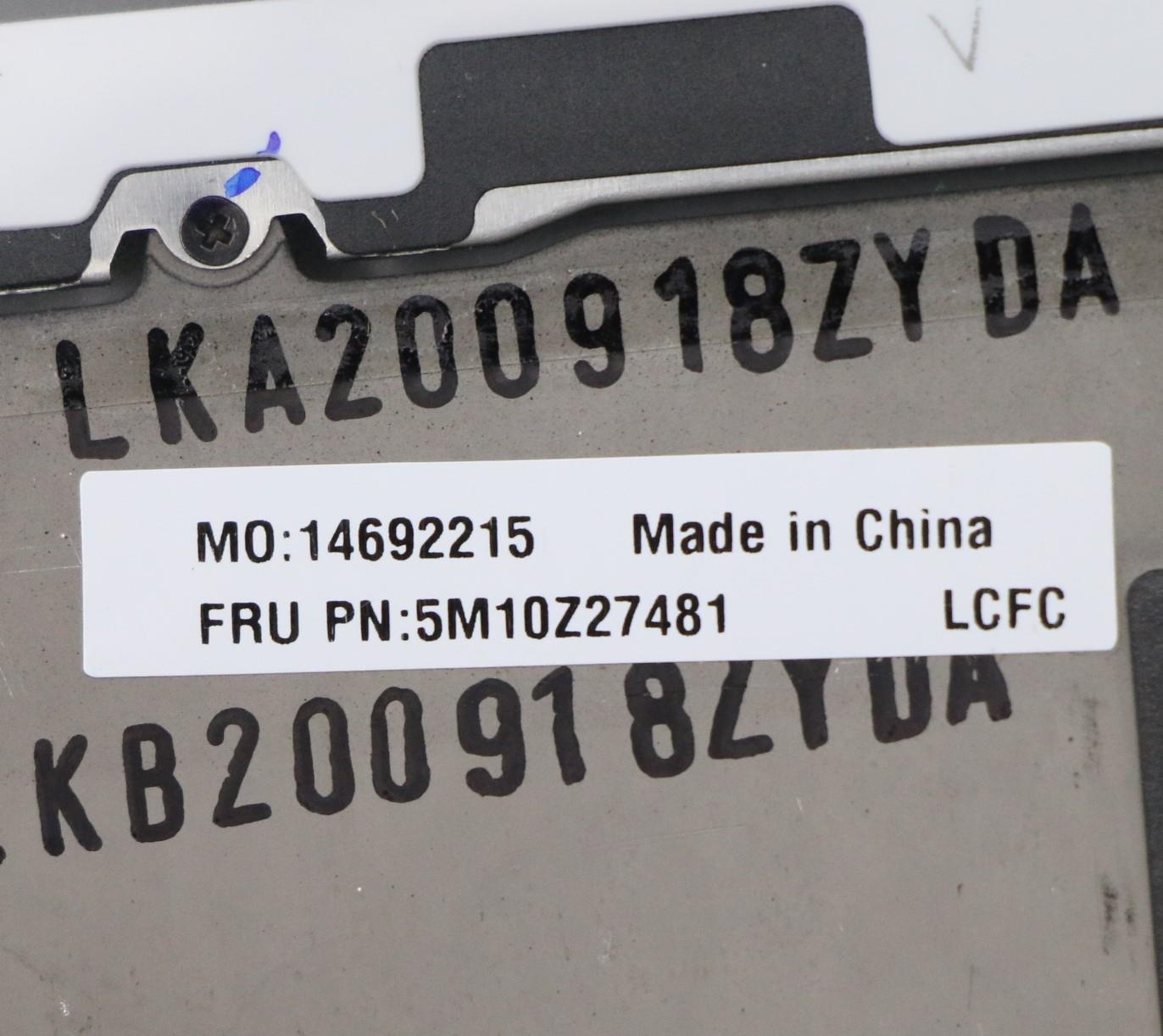 Lenovo Mech_Asm Grp_Kbd_Bzl_Nordic_Wl - 5M10Z27481