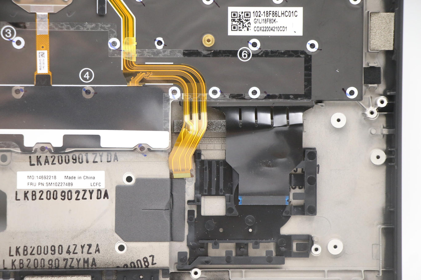 Lenovo Mech_Asm Grp_Kbd_Bzl_Euro Esp_ - 5M10Z27489