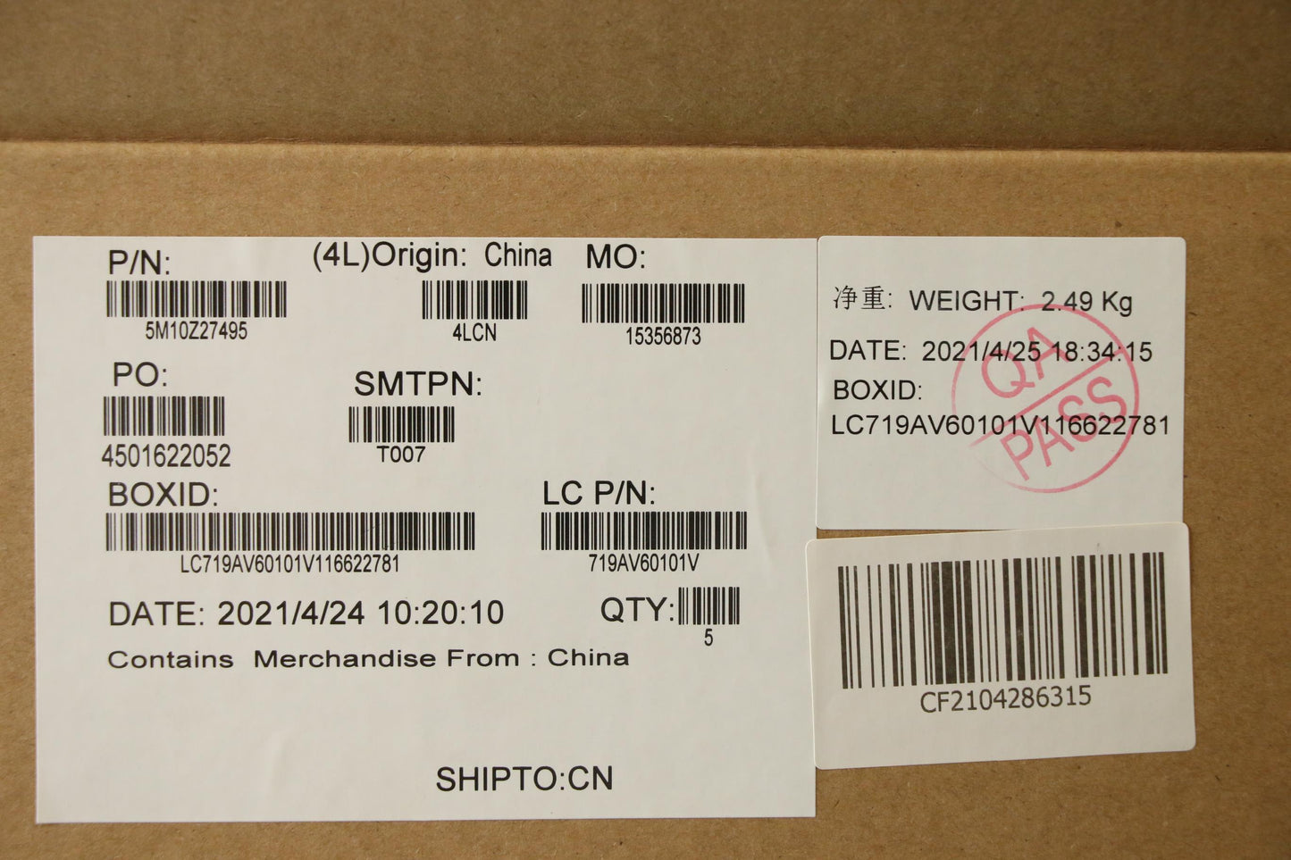 Lenovo Mech_Asm Grp_Kbd_Bzl_Tc_Wl_Db_ - 5M10Z27495