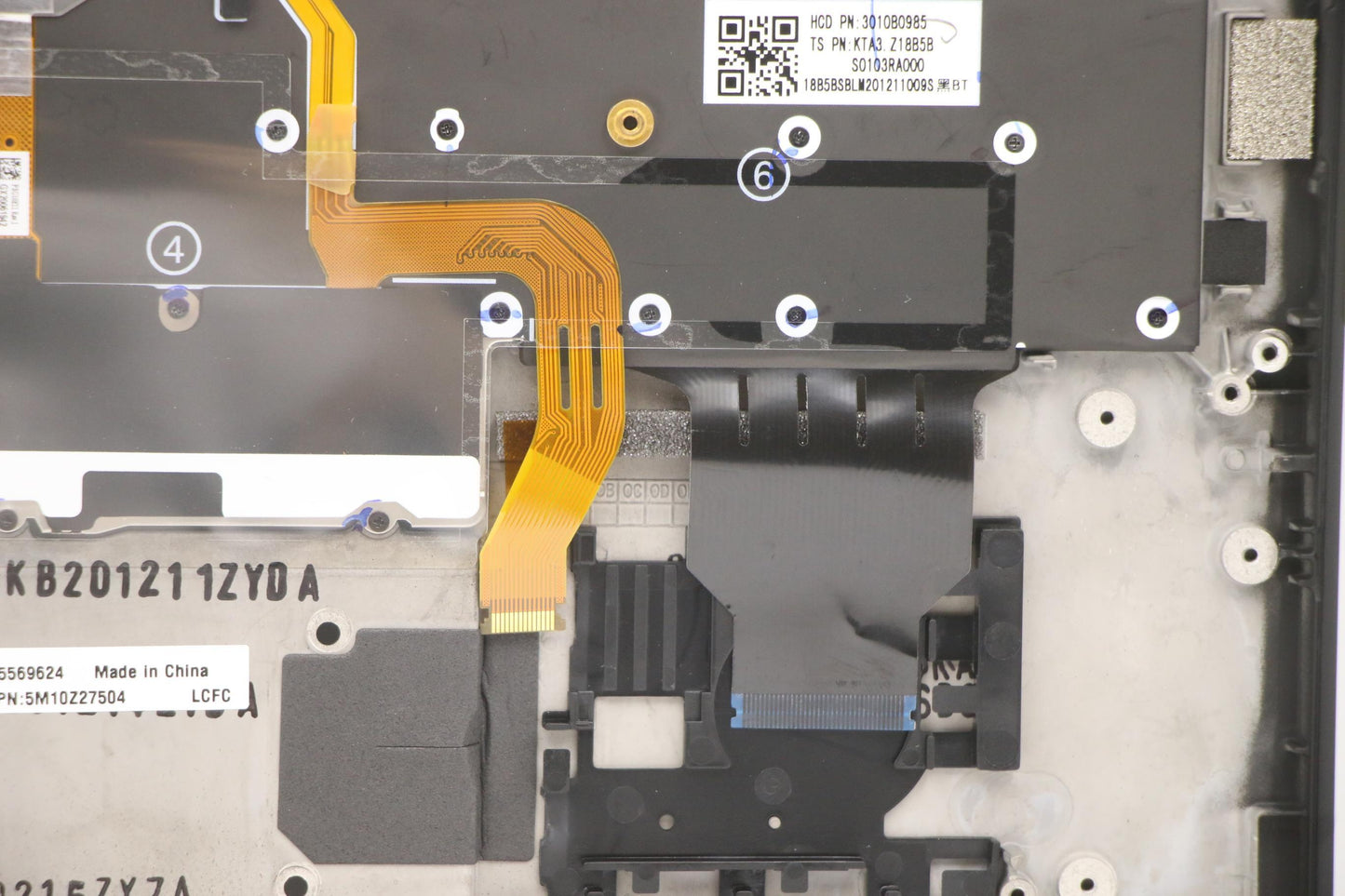 Lenovo Mech_Asm Grp_Kbd_Bzl_Uk Eng_Wl - 5M10Z27504