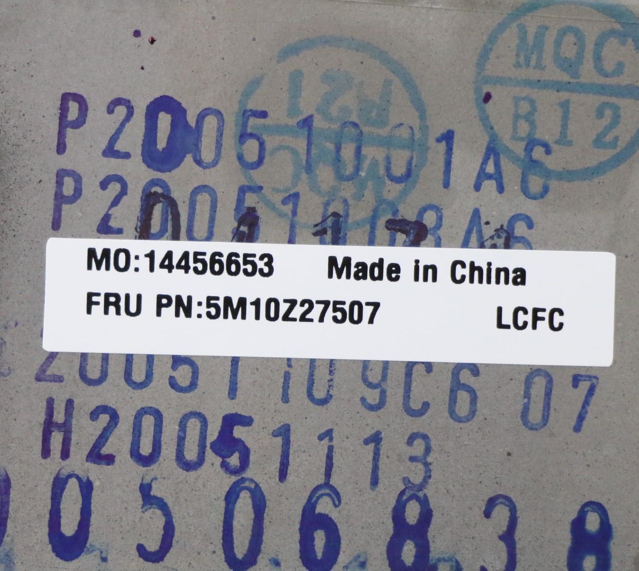 Lenovo Mech_Asm Grp_Kbd_Bzl_Ara_Wwan_ - 5M10Z27507