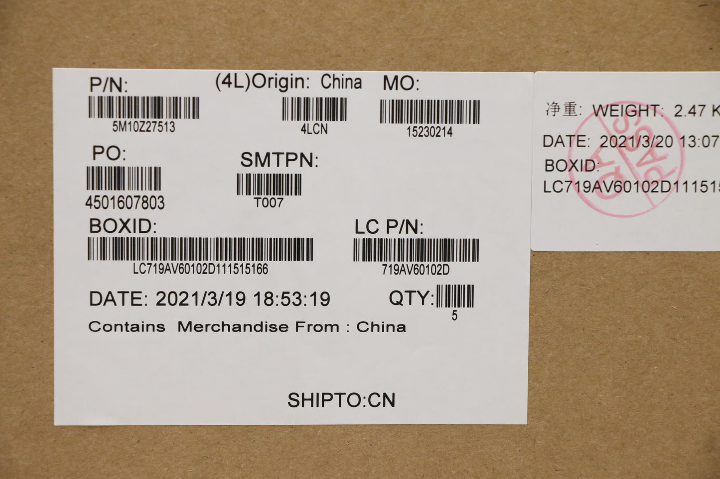 Lenovo Mech_Asm Grp_Kbd_Bzl_Bg_Wwan_D - 5M10Z27513