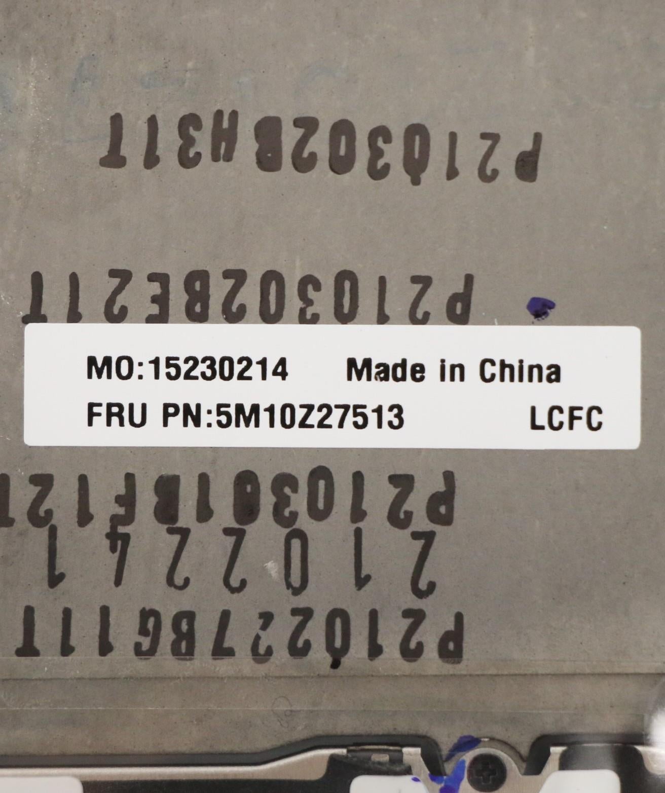 Lenovo Mech_Asm Grp_Kbd_Bzl_Bg_Wwan_D - 5M10Z27513