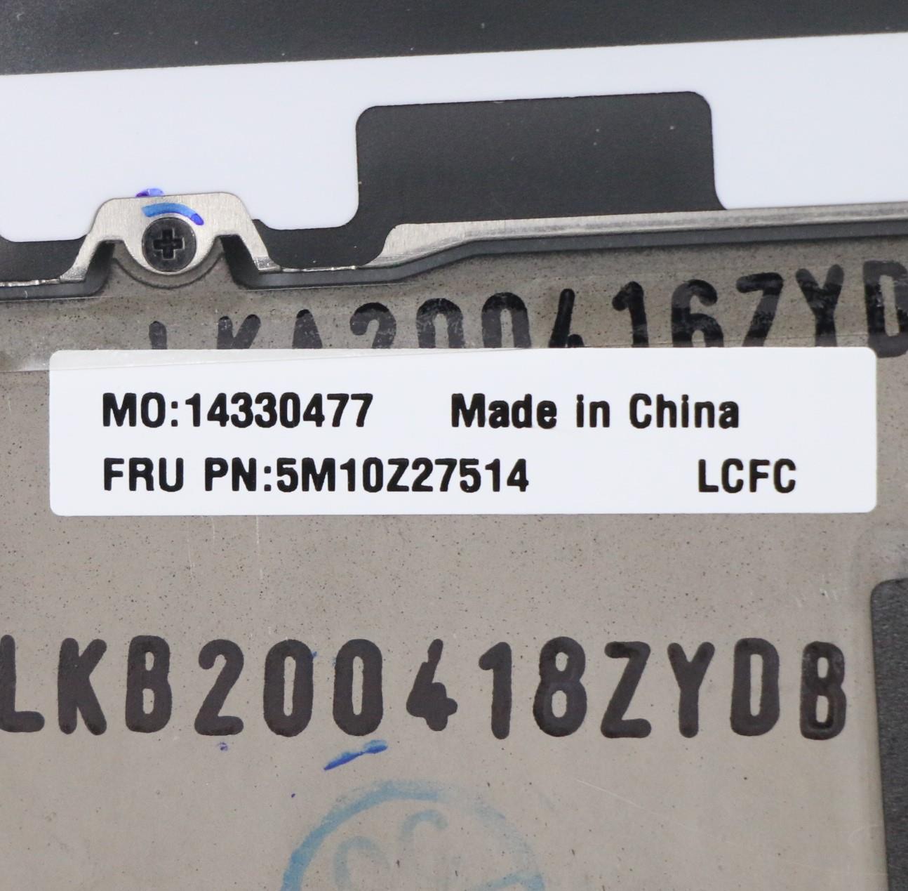 Lenovo Mech_Asm Grp_Kbd_Bzl_Bg_Wwan_D - 5M10Z27514