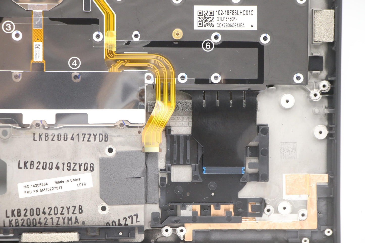 Lenovo Mech_Asm Grp_Kbd_Bzl_Cze/Slk_W - 5M10Z27517