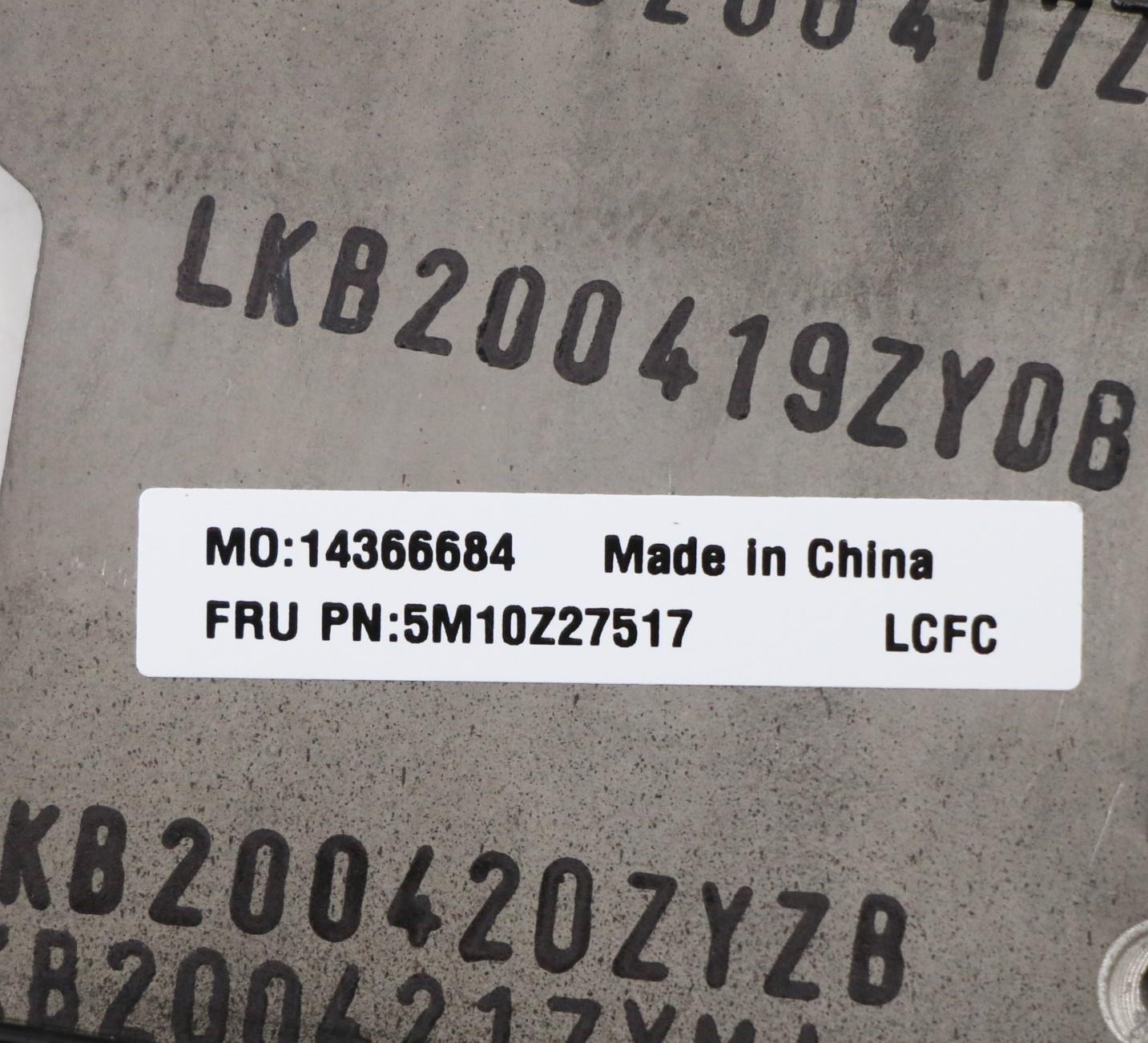 Lenovo Mech_Asm Grp_Kbd_Bzl_Cze/Slk_W - 5M10Z27517