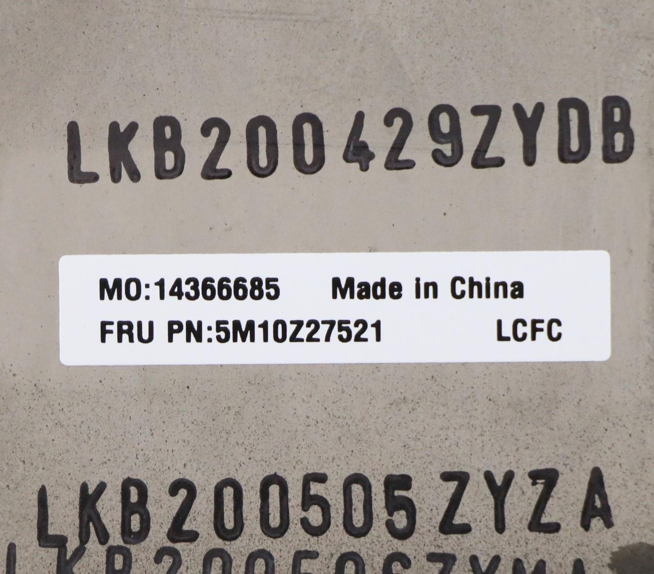 Lenovo Mech_Asm Grp_Kbd_Bzl_Us Eng_Ww - 5M10Z27521