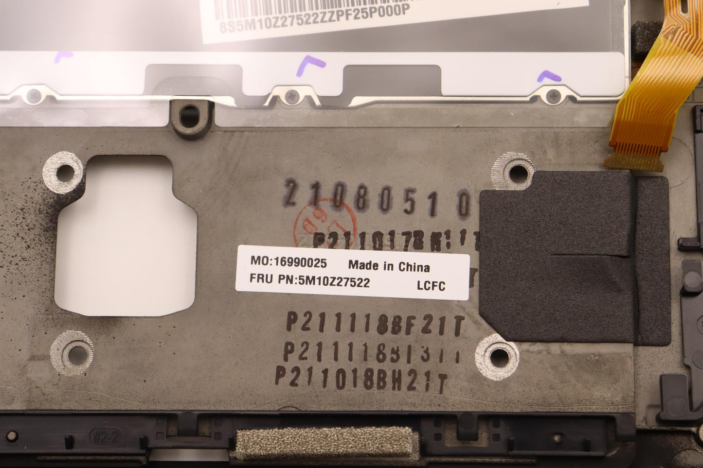Lenovo Mech_Asm Grp_Kbd_Bzl_Us Eng_Ww - 5M10Z27522