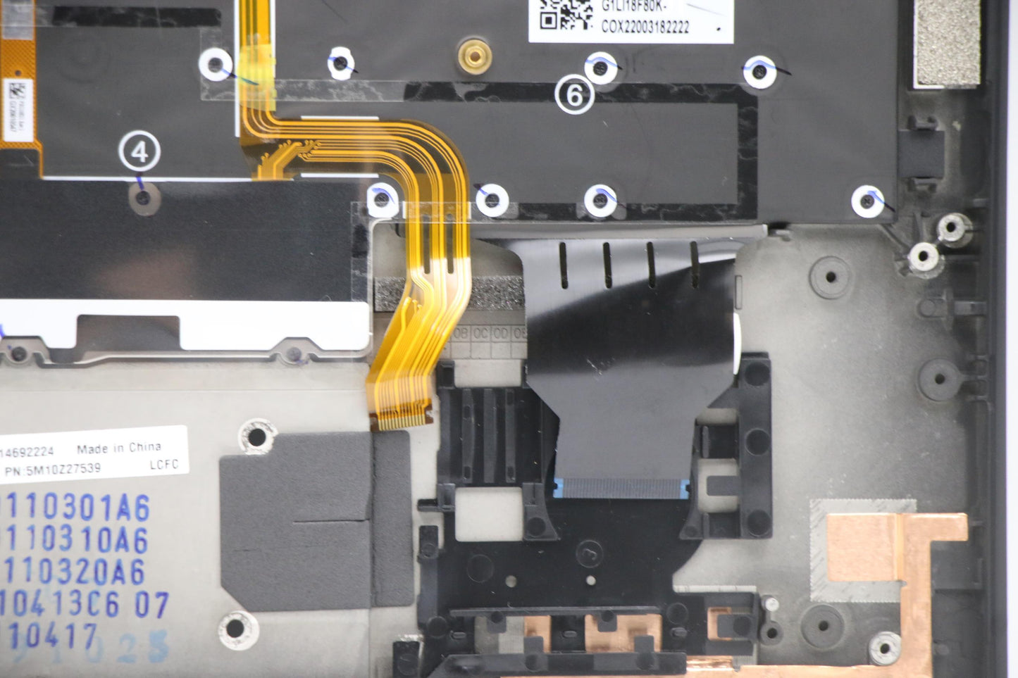 Lenovo Mech_Asm Grp_Kbd_Bzl_Is_Wwan_D - 5M10Z27539