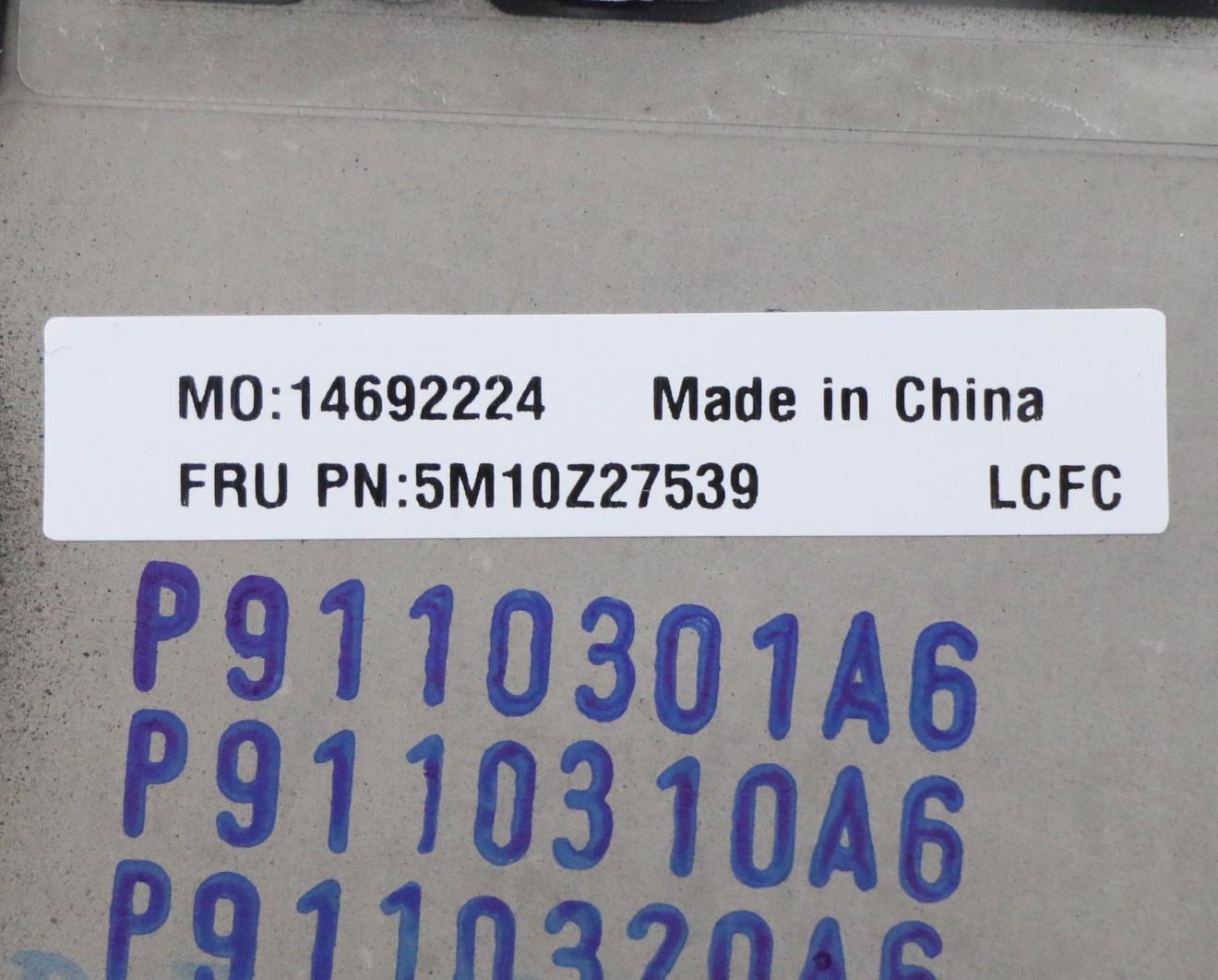 Lenovo Mech_Asm Grp_Kbd_Bzl_Is_Wwan_D - 5M10Z27539