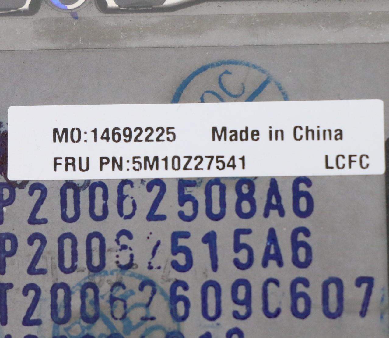 Lenovo Mech_Asm Grp_Kbd_Bzl_India Eng - 5M10Z27541