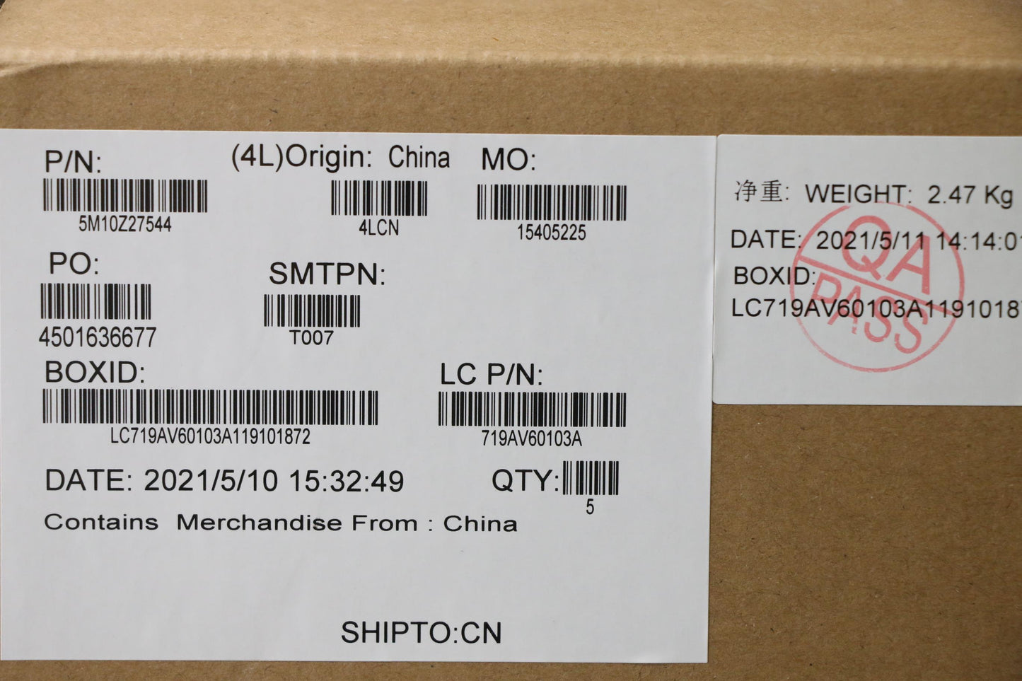 Lenovo Mech_Asm Grp_Kbd_Bzl_Italian_W - 5M10Z27544