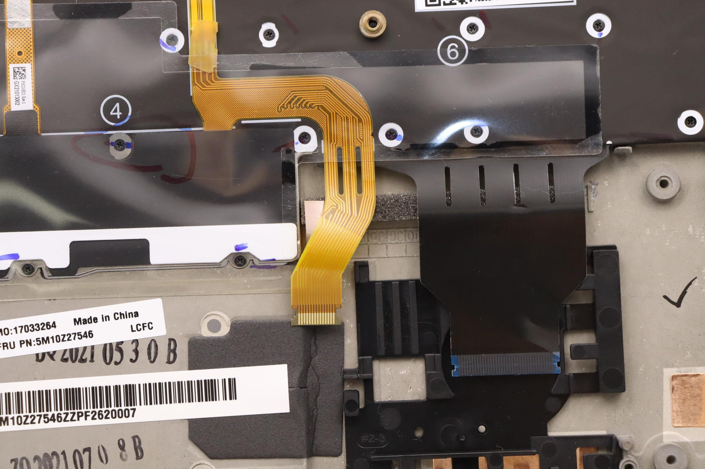Lenovo Mech_Asm Grp_Kbd_Bzl_Jp_Wwan_D - 5M10Z27546