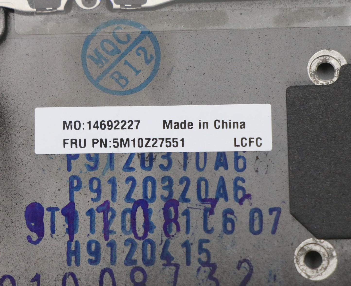 Lenovo Mech_Asm Grp_Kbd_Bzl_Norwegian - 5M10Z27551