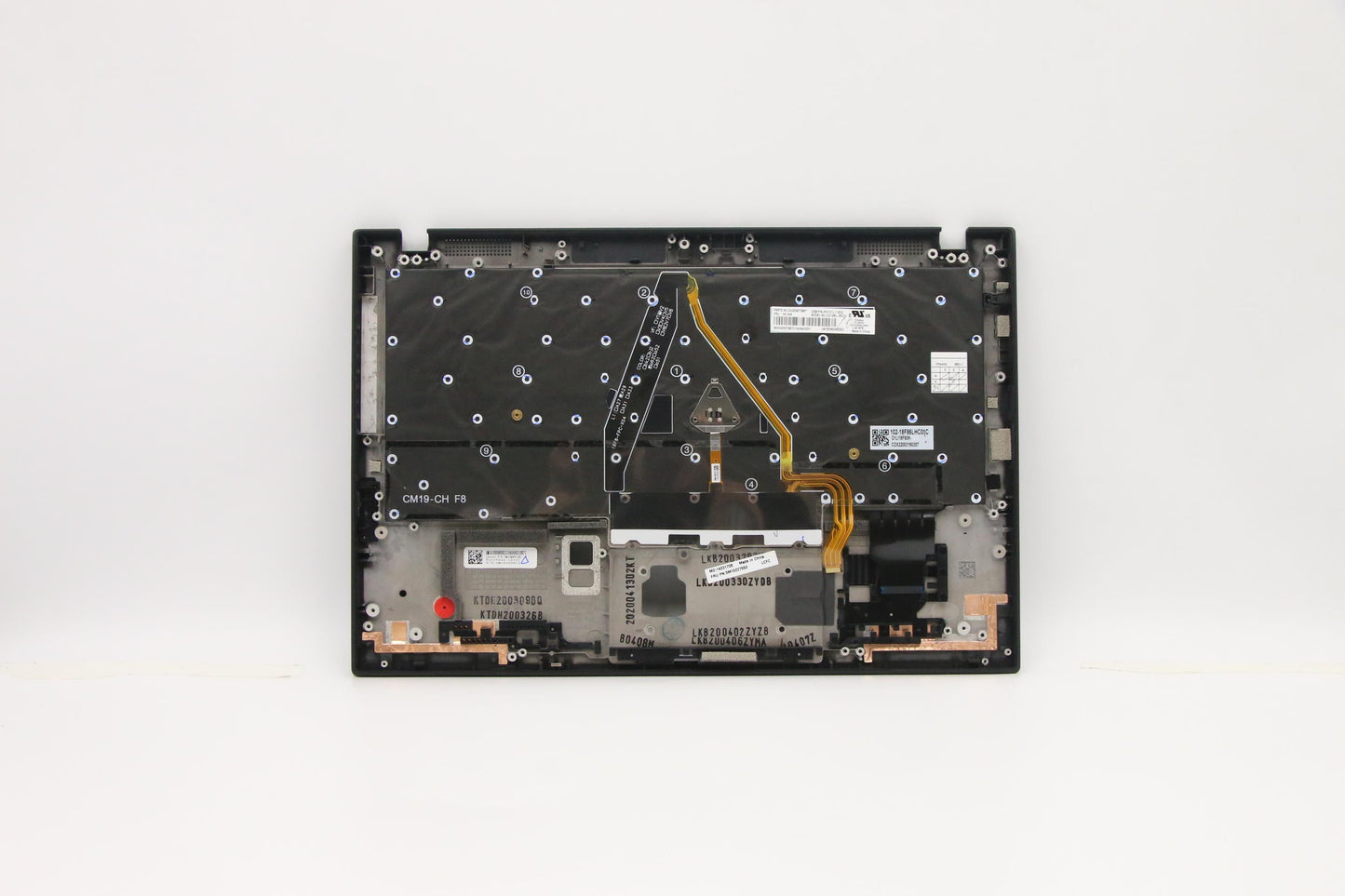 Lenovo Mech_Asm Grp_Kbd_Bzl_Nordic_Ww - 5M10Z27553
