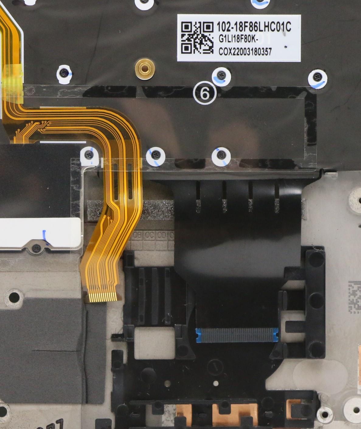 Lenovo Mech_Asm Grp_Kbd_Bzl_Nordic_Ww - 5M10Z27553