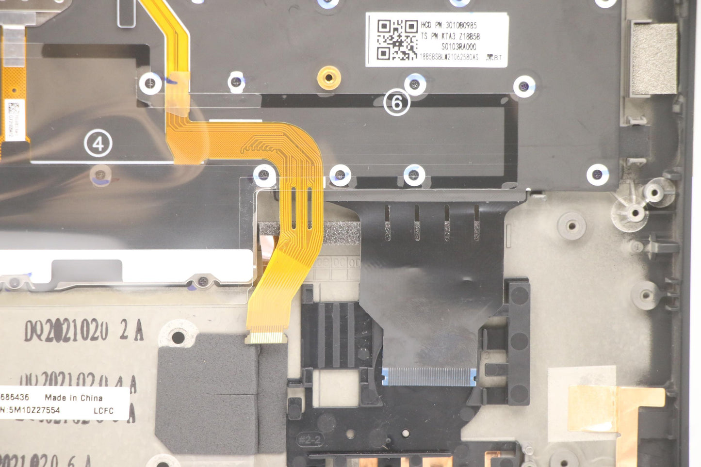 Lenovo Mech_Asm Grp_Kbd_Bzl_Nordic_Ww - 5M10Z27554