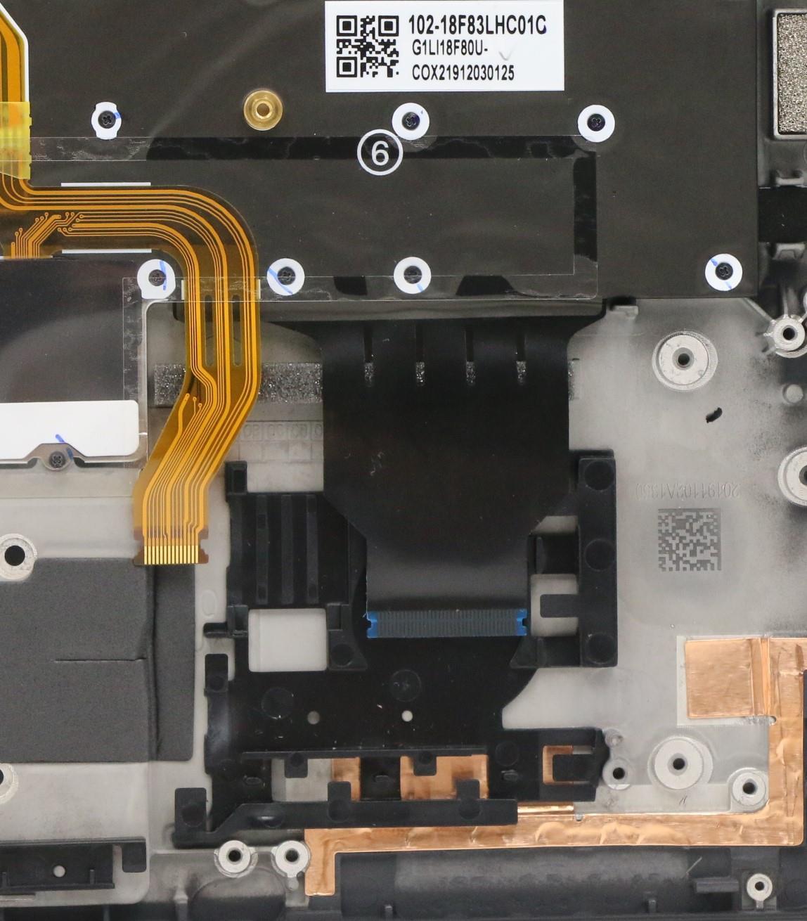 Lenovo Mech_Asm Grp_Kbd_Bzl_Russian_W - 5M10Z37026