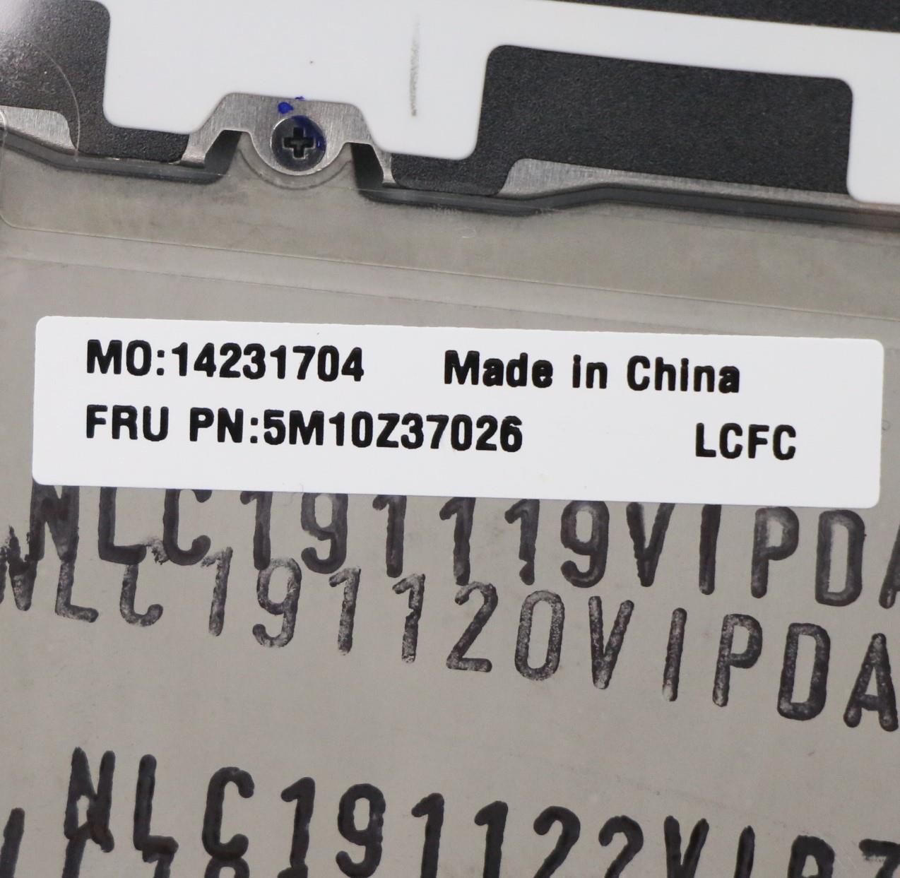 Lenovo Mech_Asm Grp_Kbd_Bzl_Russian_W - 5M10Z37026