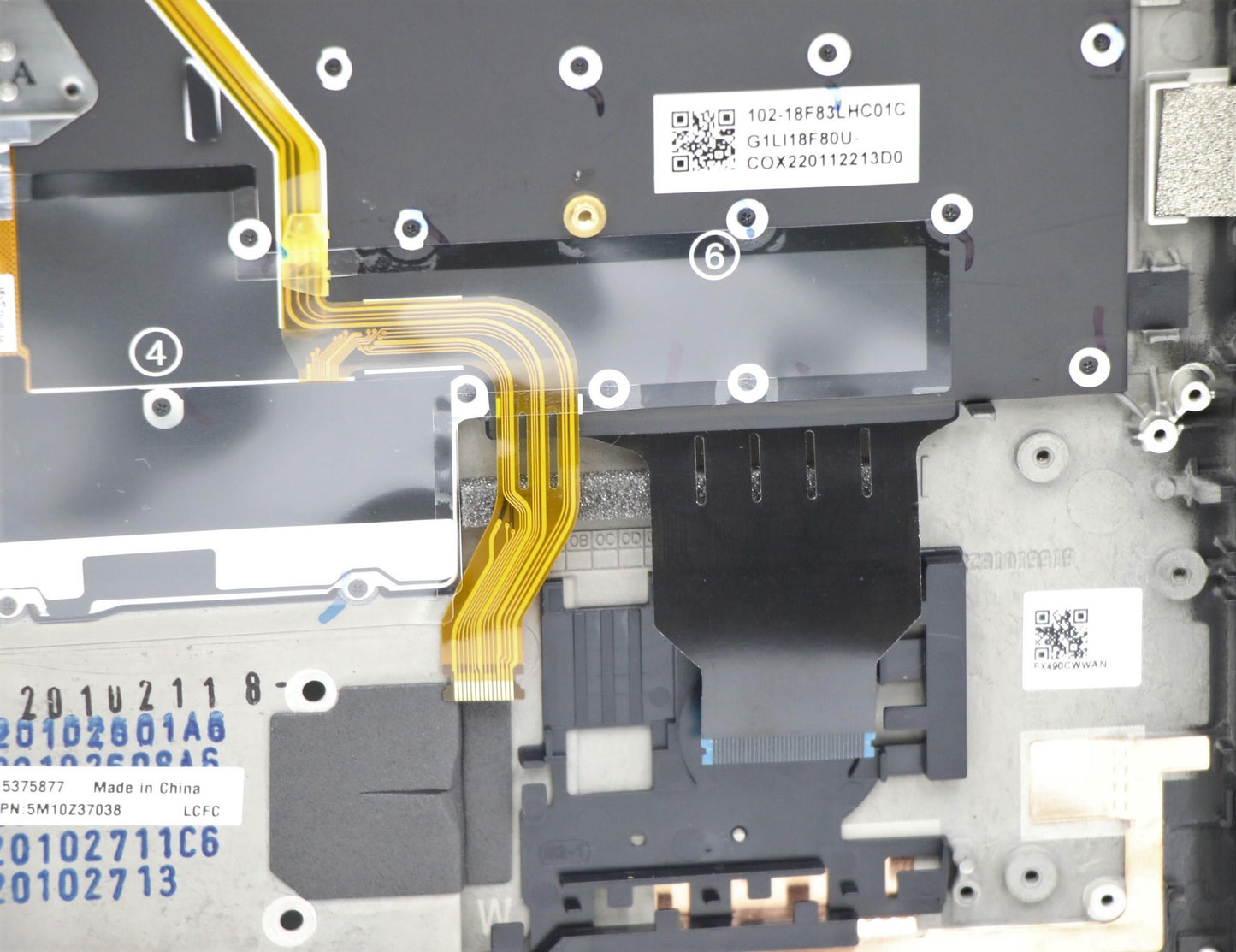 Lenovo Mech_Asm Grp_Kbd_Bzl_Thai_Wwan - 5M10Z37038