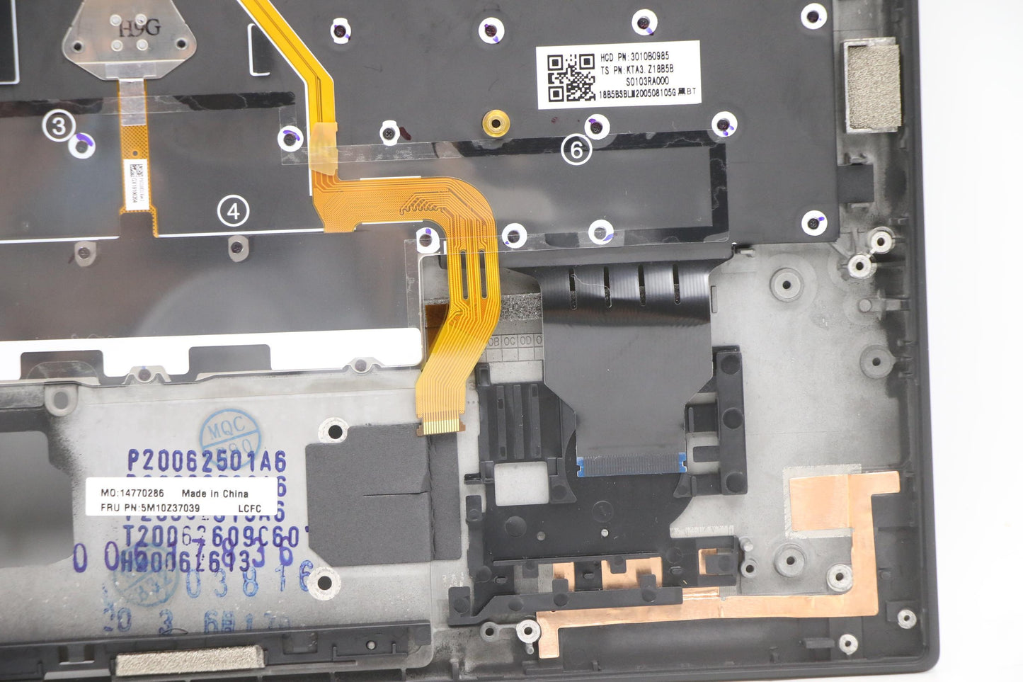 Lenovo Mech_Asm Grp_Kbd_Bzl_Thai_Wwan - 5M10Z37039