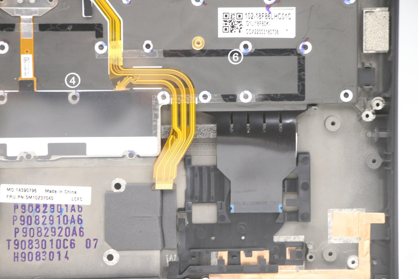 Lenovo Mech_Asm Grp_Kbd_Bzl_Tr_Wwan_D - 5M10Z37040
