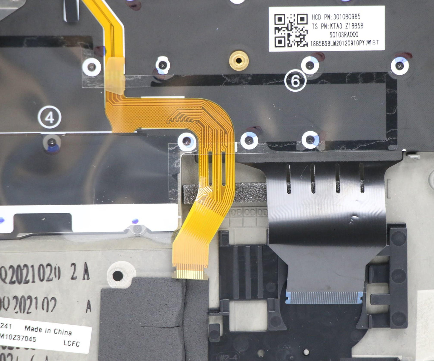 Lenovo Mech_Asm Grp_Kbd_Bzl_Uk Eng_Ww - 5M10Z37045