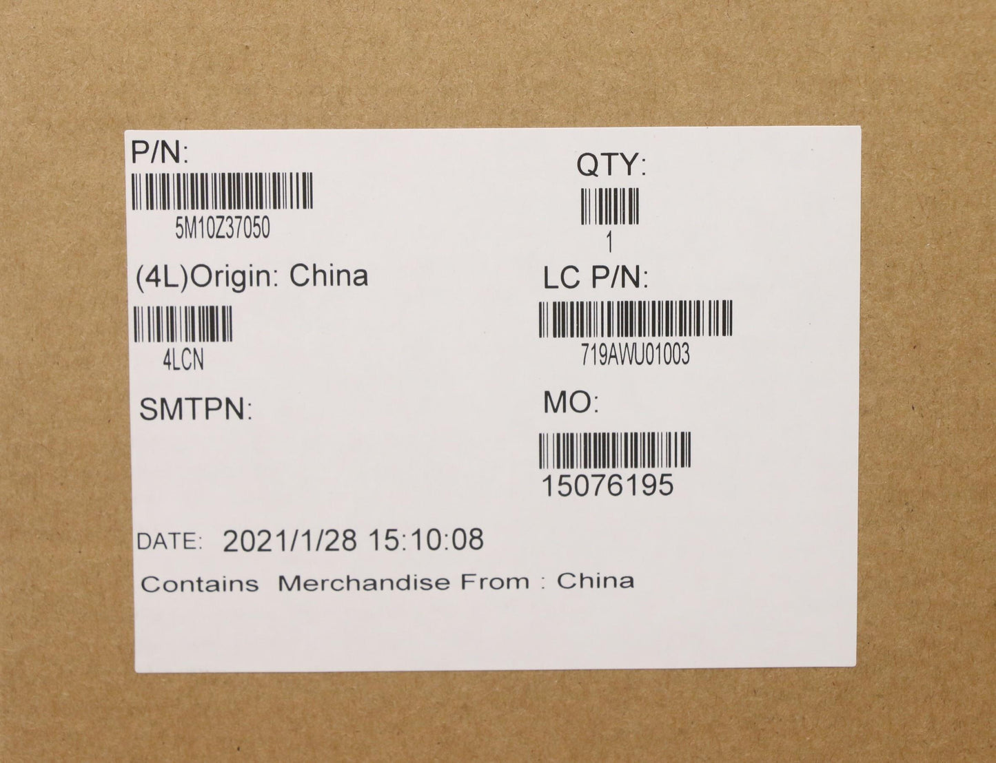 Lenovo LCD Module, 14" FHD, Touch, Anti-Reflection, Anti-Smudge, IPS - 5M10Z37050