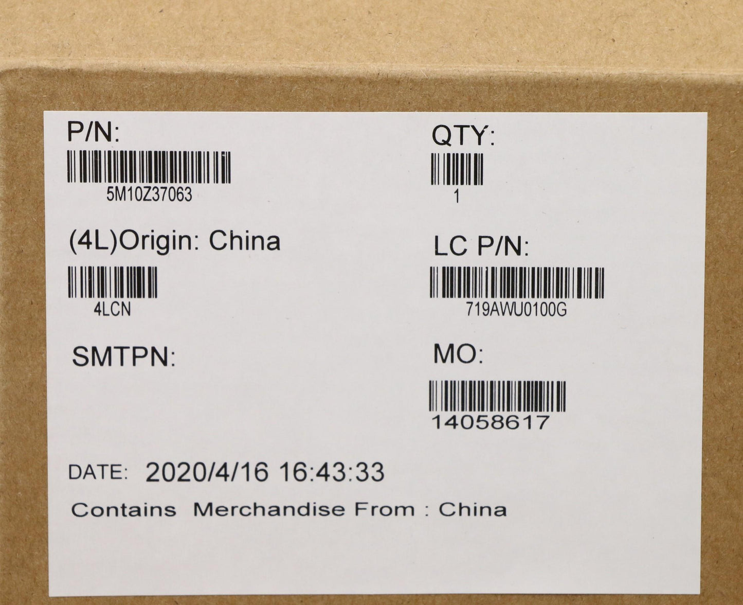 Lenovo LCD Module, 14", WQHD, Touch, Anti-Reflection, Anti-Smudge, IPS - 5M10Z37063