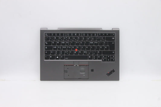 Lenovo C-Cover with Keyboard, Canadian French Layout, Iron Grey, WLAN Support - 5M10Z37076