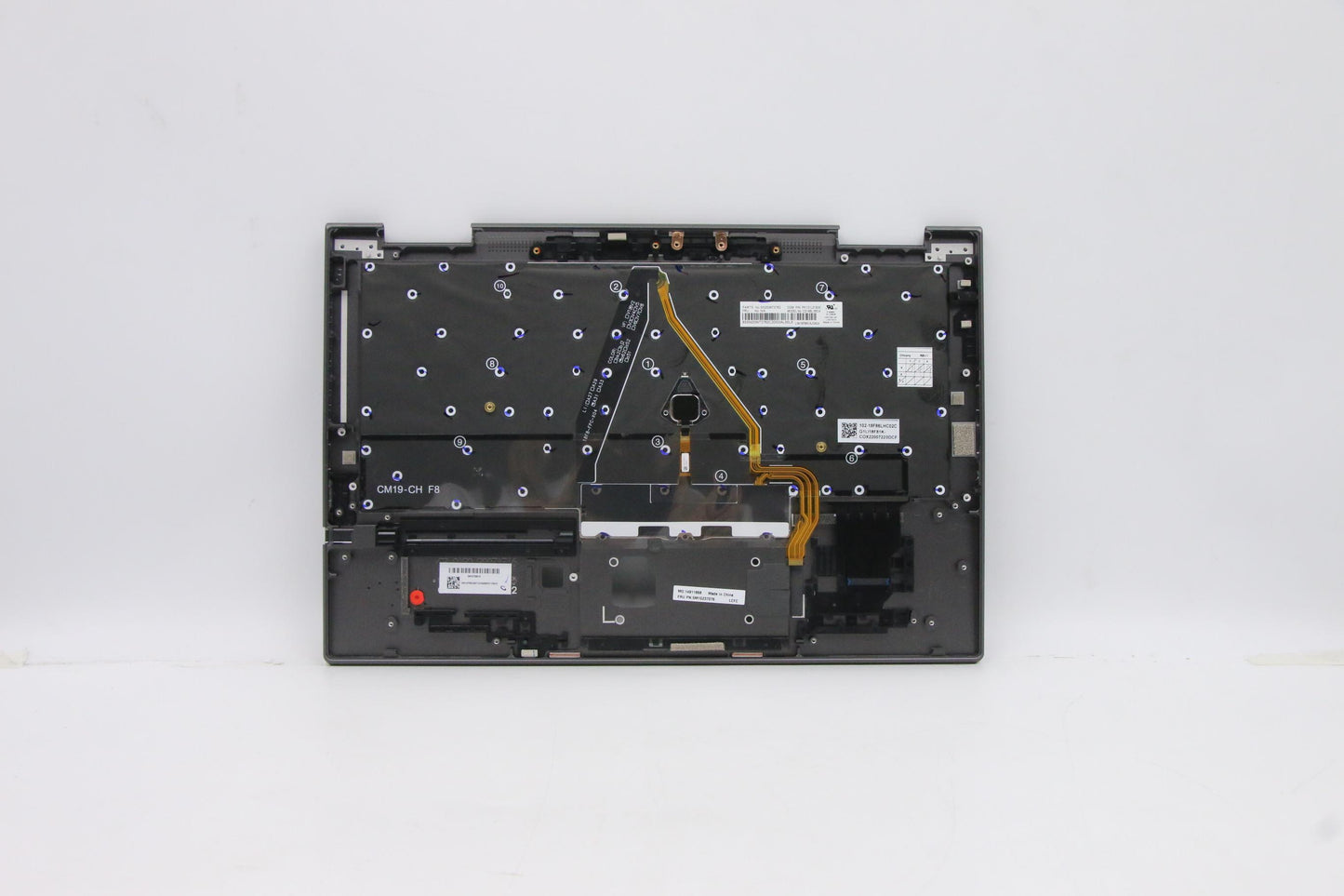 Lenovo C-Cover with Keyboard, Canadian French Layout, Iron Grey, WLAN Support - 5M10Z37076