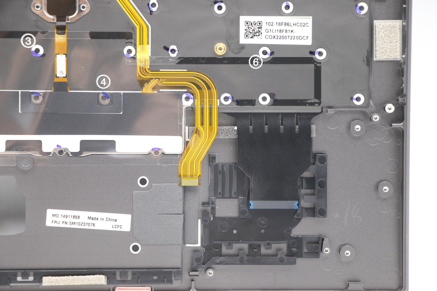 Lenovo C-Cover with Keyboard, Canadian French Layout, Iron Grey, WLAN Support - 5M10Z37076