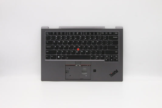 Lenovo Iron Grey C-Cover with USA English Keyboard, WLAN Compatible - 5M10Z37082