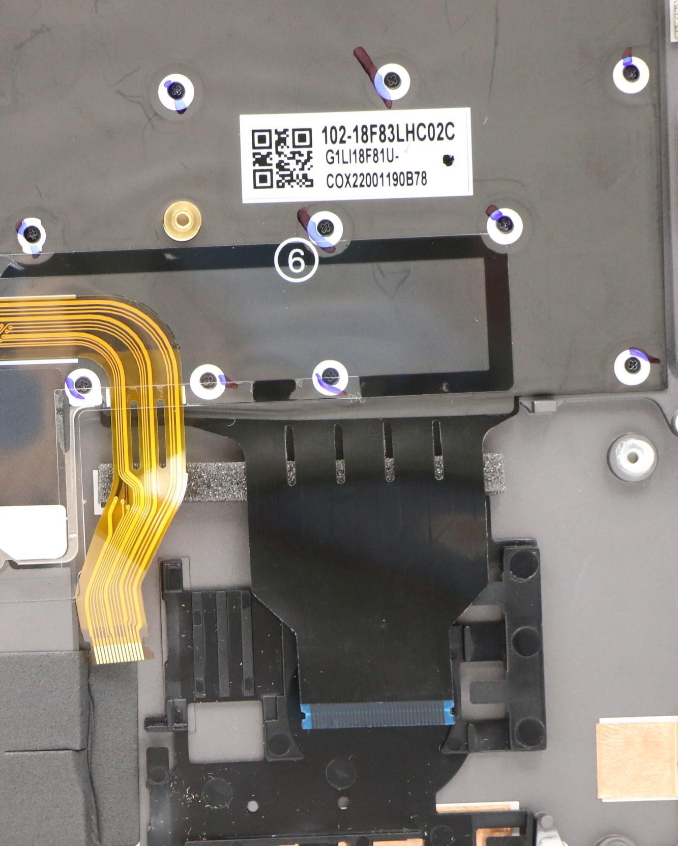 Lenovo C-Cover with USA English Keyboard, Iron Grey, Backlit, WWAN Compatible - 5M10Z37154