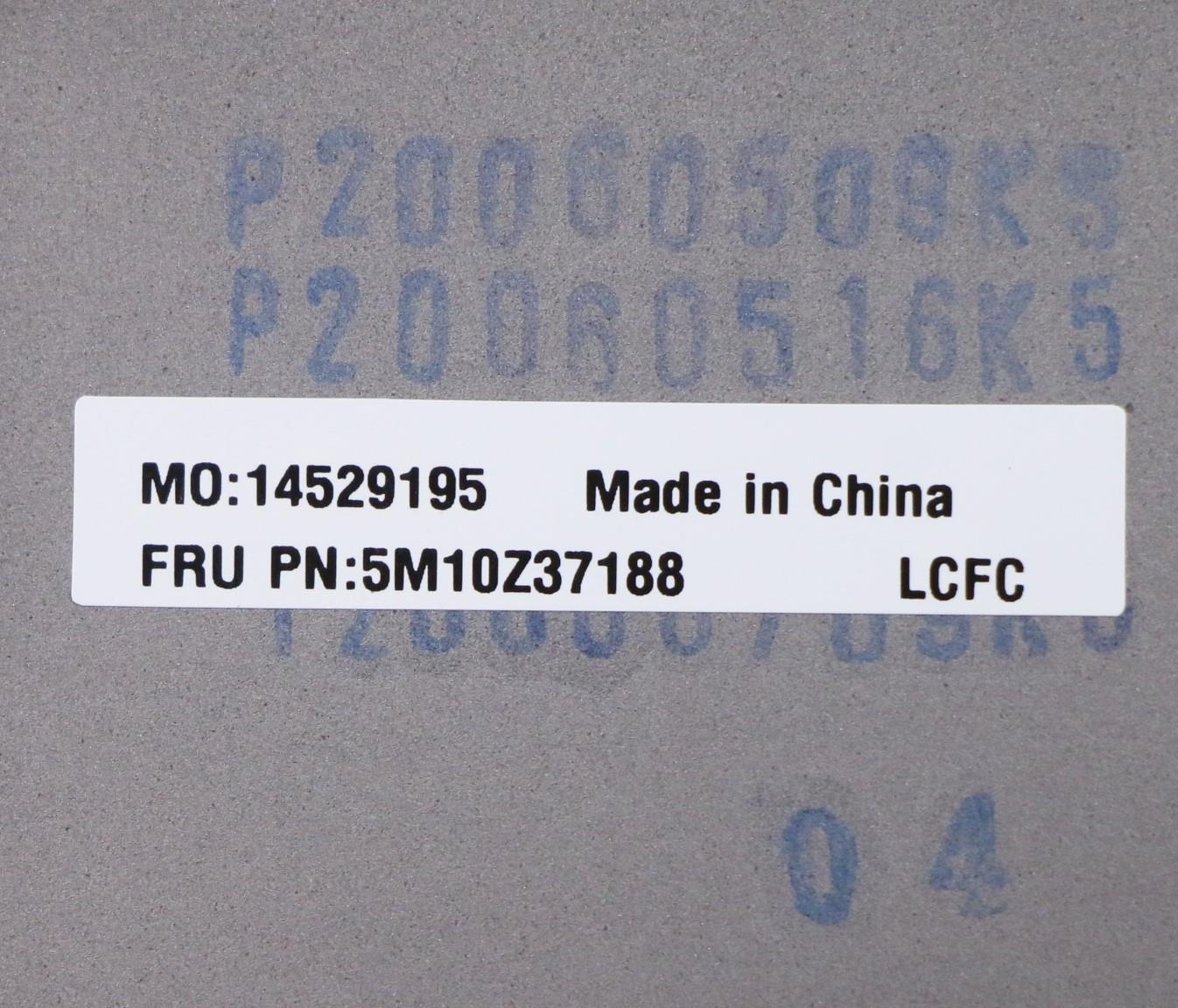 Lenovo Mech_Asm Grp_Kbd_Bzl_Pt_Ww_Ig_ - 5M10Z37188