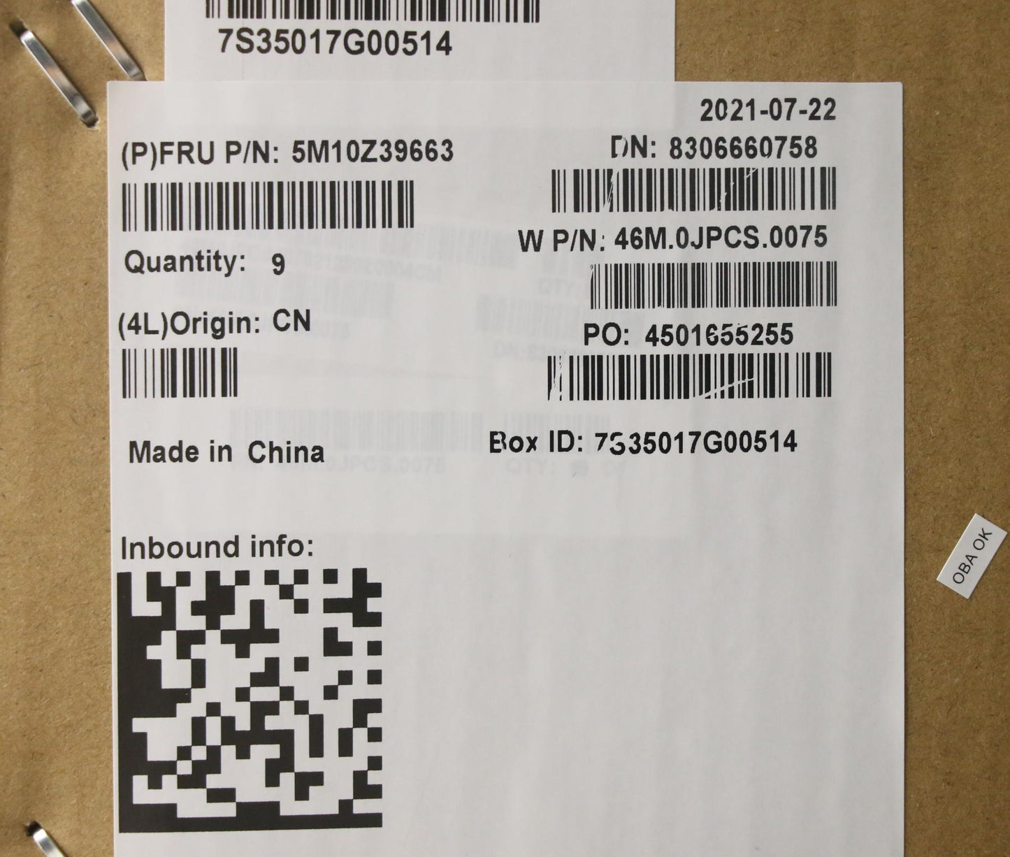 Lenovo Mech_Asm Noww C-Cvr+Thai Kb As - 5M10Z39663