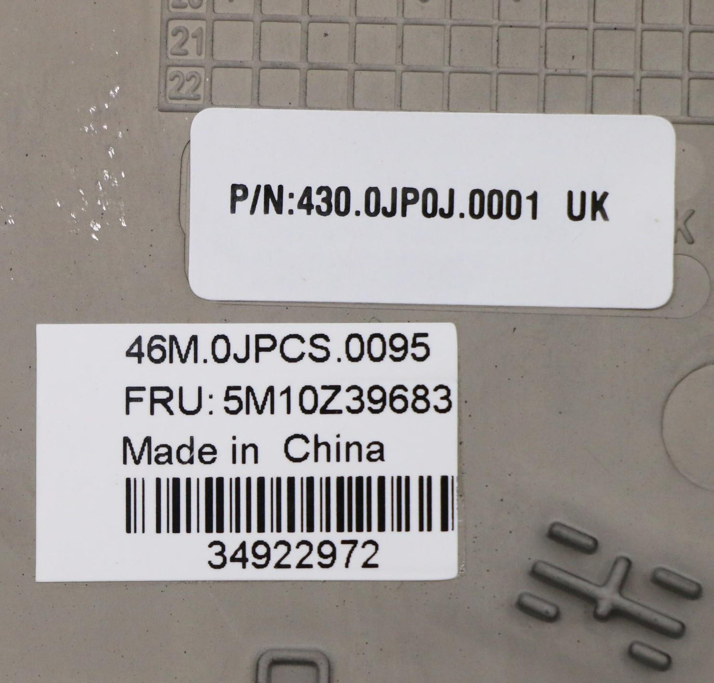 Lenovo Mech_Asm Ww C-Cvr+Cze/Slk Kb A - 5M10Z39683