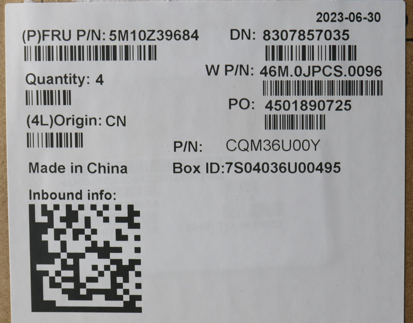 Lenovo Mech_Asm Ww C-Cvr+Cze/Slk Kb A - 5M10Z39684