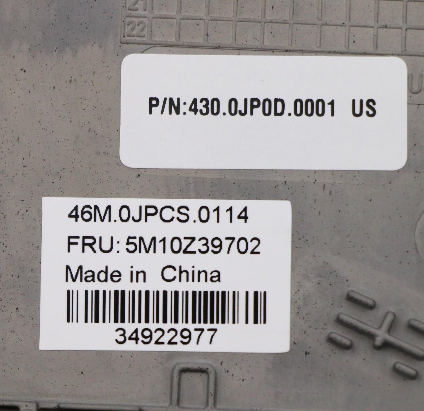 Lenovo Mech_Asm Ww C-Cvr+Hbw Kb Asmsr - 5M10Z39702