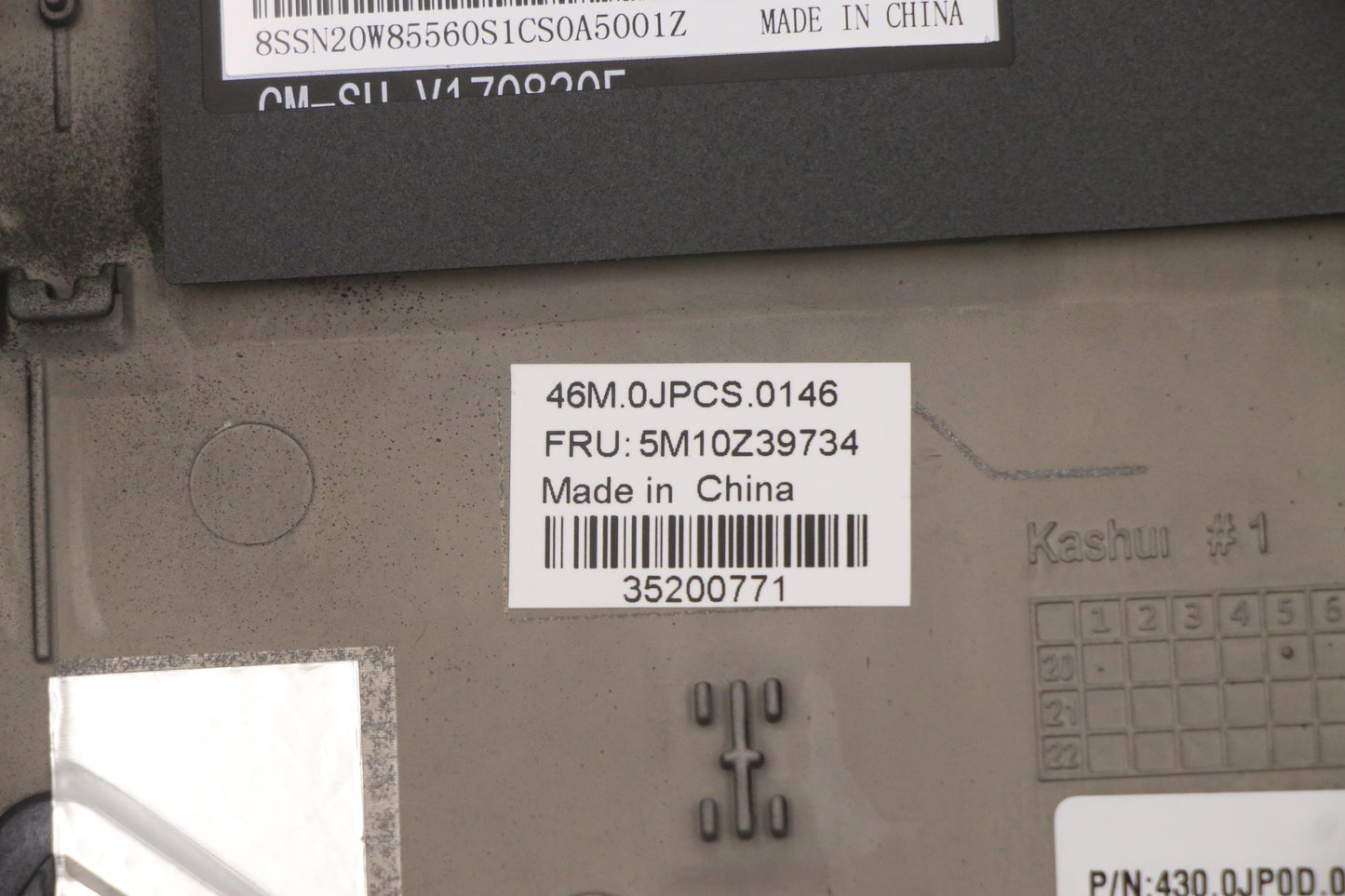 Lenovo Mech_Asm Ww C-Cvr+Tc Kb Asmsrx - 5M10Z39734