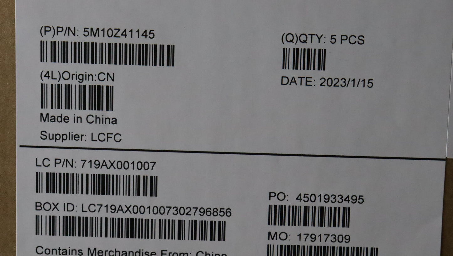 Lenovo Mech_Asm Ccov Kbd Brl Uk(Ltn)B - 5M10Z41145