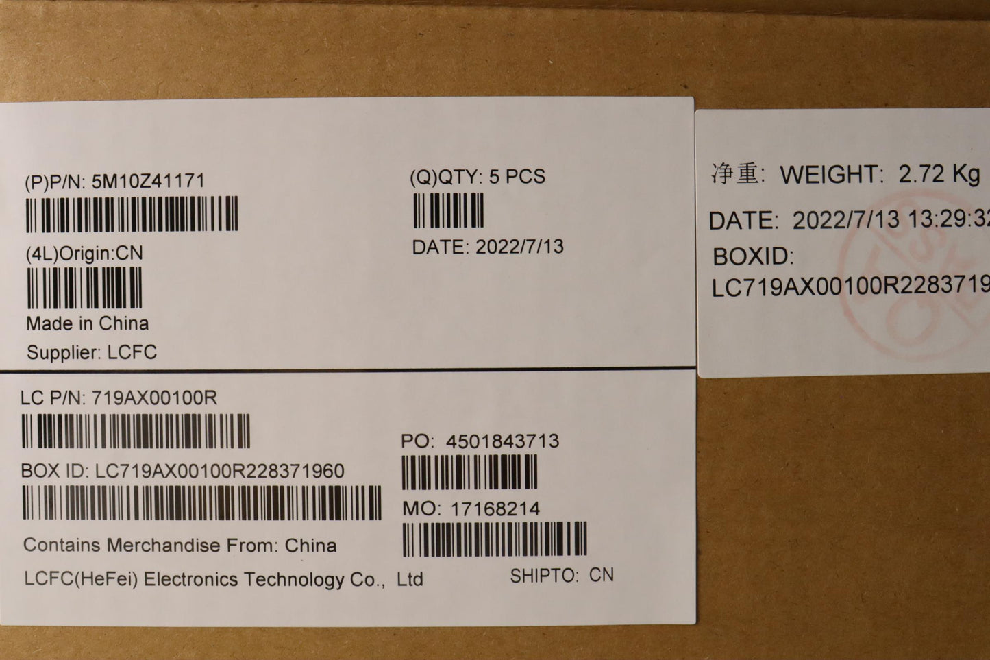 Lenovo Mech_Asm Ccov Kbd Fra/Eng Uk(L - 5M10Z41171