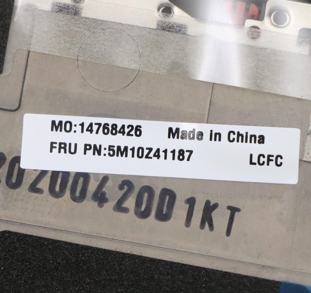 Lenovo Mech_Asm Ccov Kbd Ind_Eng Us(L - 5M10Z41187