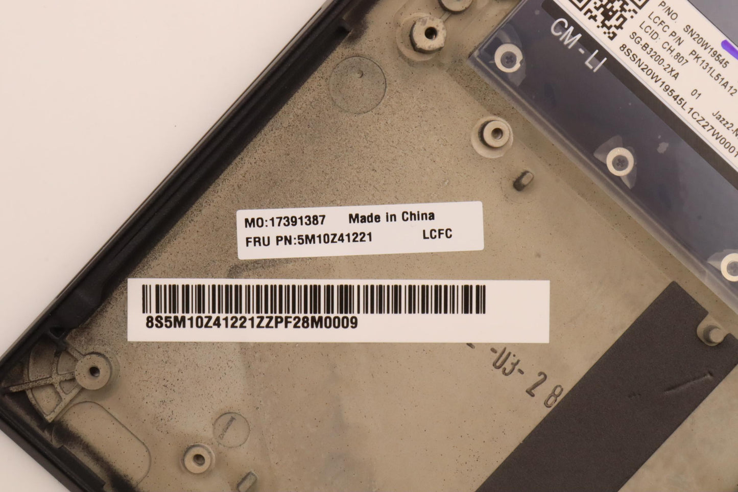Lenovo Mech_Asm Ccov Kbd Sws Uk(Ltn)B - 5M10Z41221