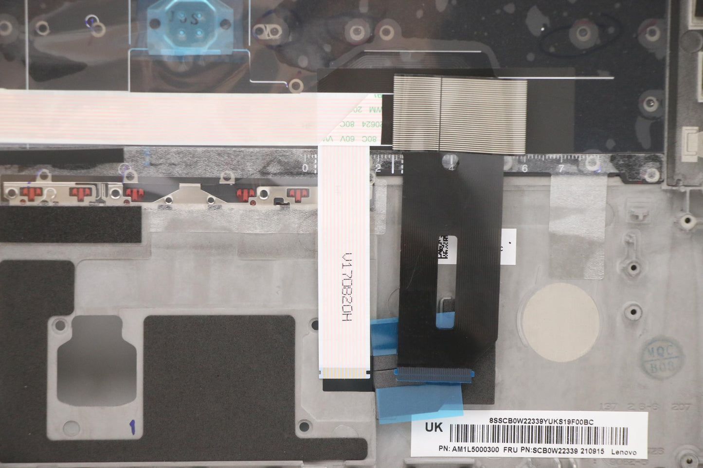 Lenovo Mech_Asm Ccov Kbd Sws Uk(Snx)B - 5M10Z41223