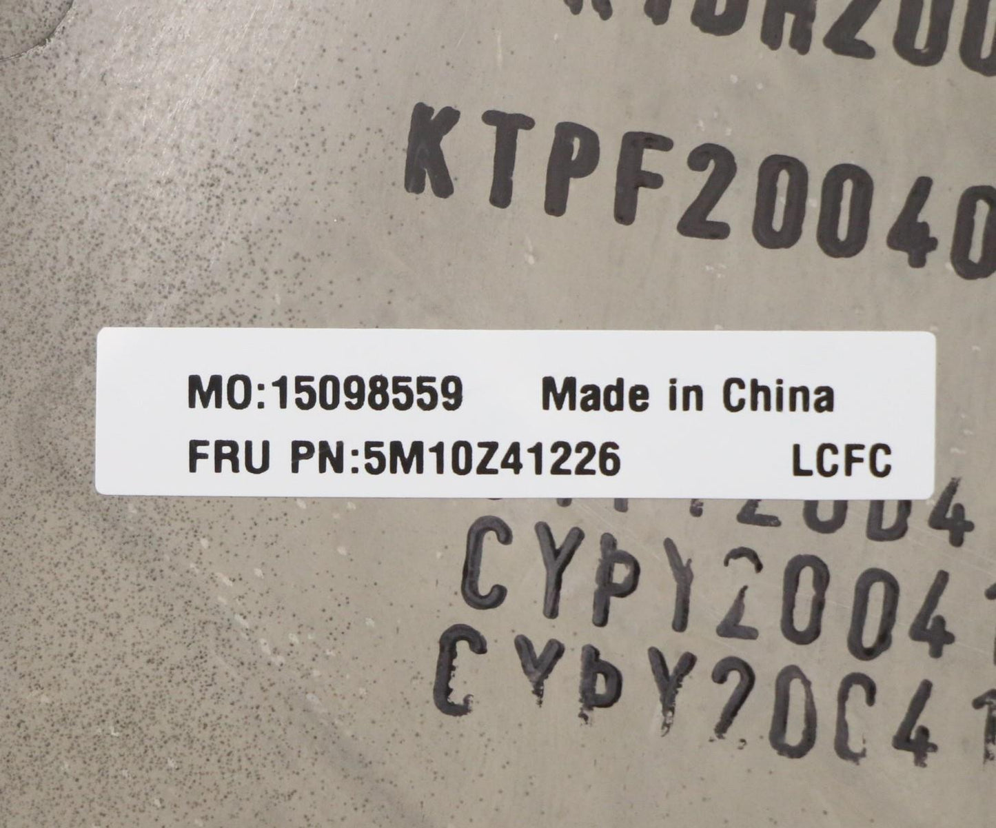 Lenovo Mech_Asm Ccov Kbd Tc Us(Snx)Bk - 5M10Z41226