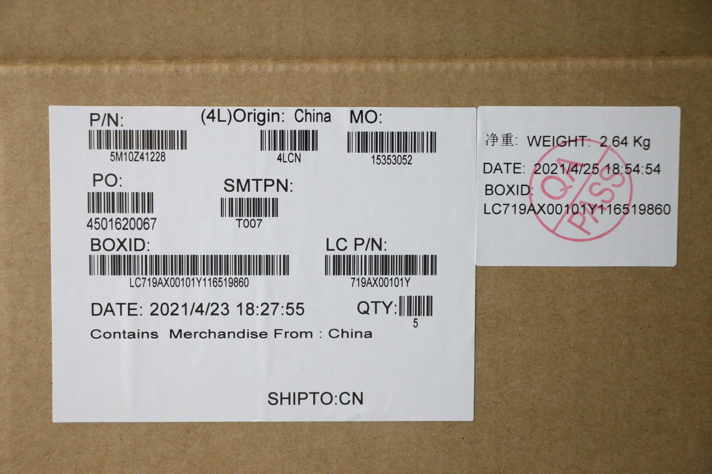 Lenovo Mech_Asm Ccov Kbd Thai Us(Snx) - 5M10Z41228
