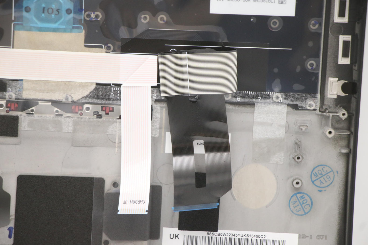 Lenovo C-Cover with Keyboard, Canadian French, Black, Backlit - 5M10Z41244