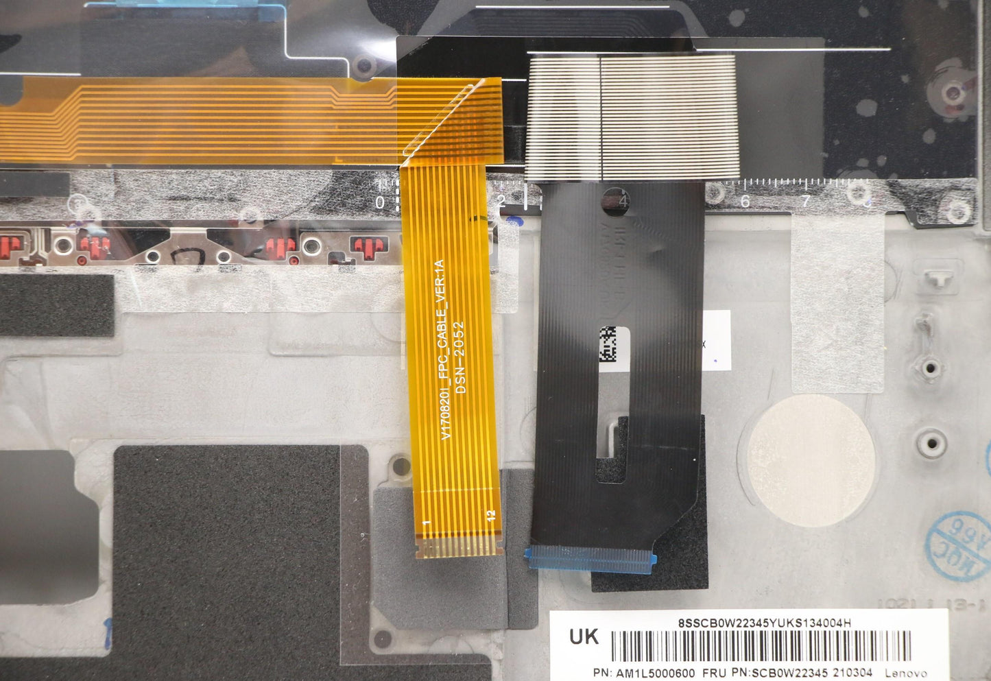 Lenovo Mech_Asm Ccov Bl Kbd Cze/Slk U - 5M10Z41262
