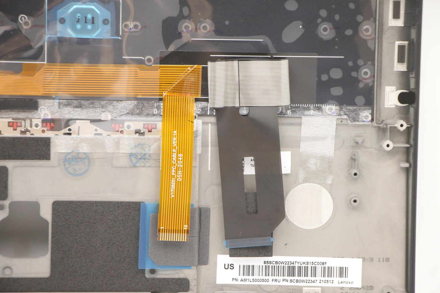 Lenovo Mech_Asm Ccov Bl Kbd Euro_Eng - 5M10Z41274